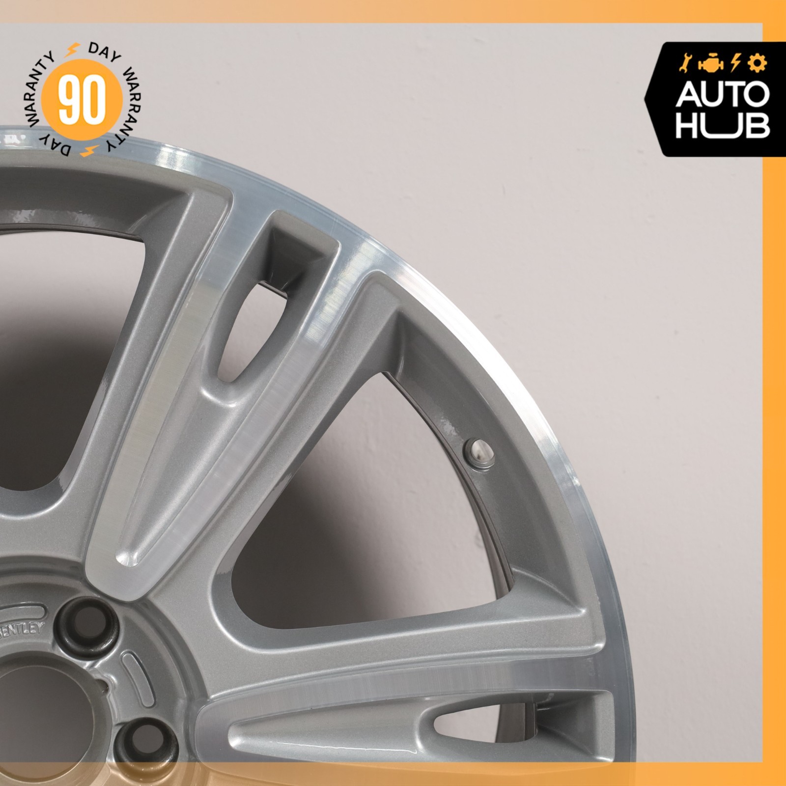Bentley Continental GT GTC 9.5 x 21 21" Wheel Rim Polish 3W0601025CE OEM