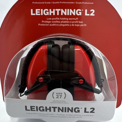 Honeywell Leightning L2 Low Profile Folding Earmuffs Hearing Protection NRR 27