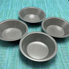 "4 mini tartas para pastel de 4"" tartas de acero metal tartaletas individuales para panaderos de postres"