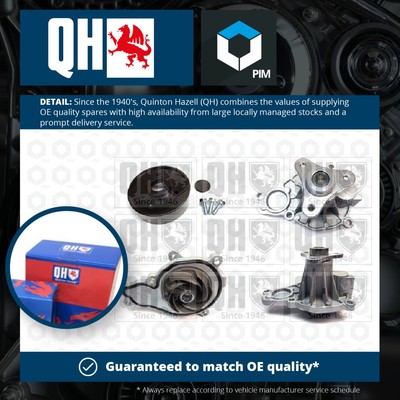 Water Pump fits BMW 118 F20, F21 1.5 2015 on B38B15A Coolant QH 11517644804 New