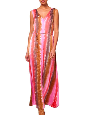 Raquel Allegra Aida Tie Dye Midi Dress Size 2/M NWOT $555 MSRP