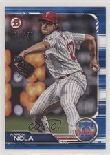 2019 Bowman Blue 123/150 Aaron Nola #13 y8h