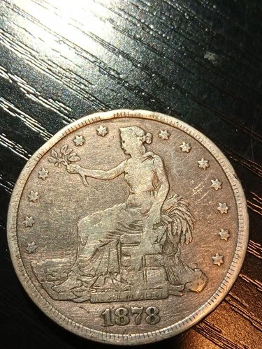 1878-S silver Trade Dollar. VG. Minor rim bumps. Attractive. No reserve.