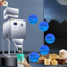 Automatic Powder Filling Machine Particle Package Weighing Filler 110V 10-1000g 