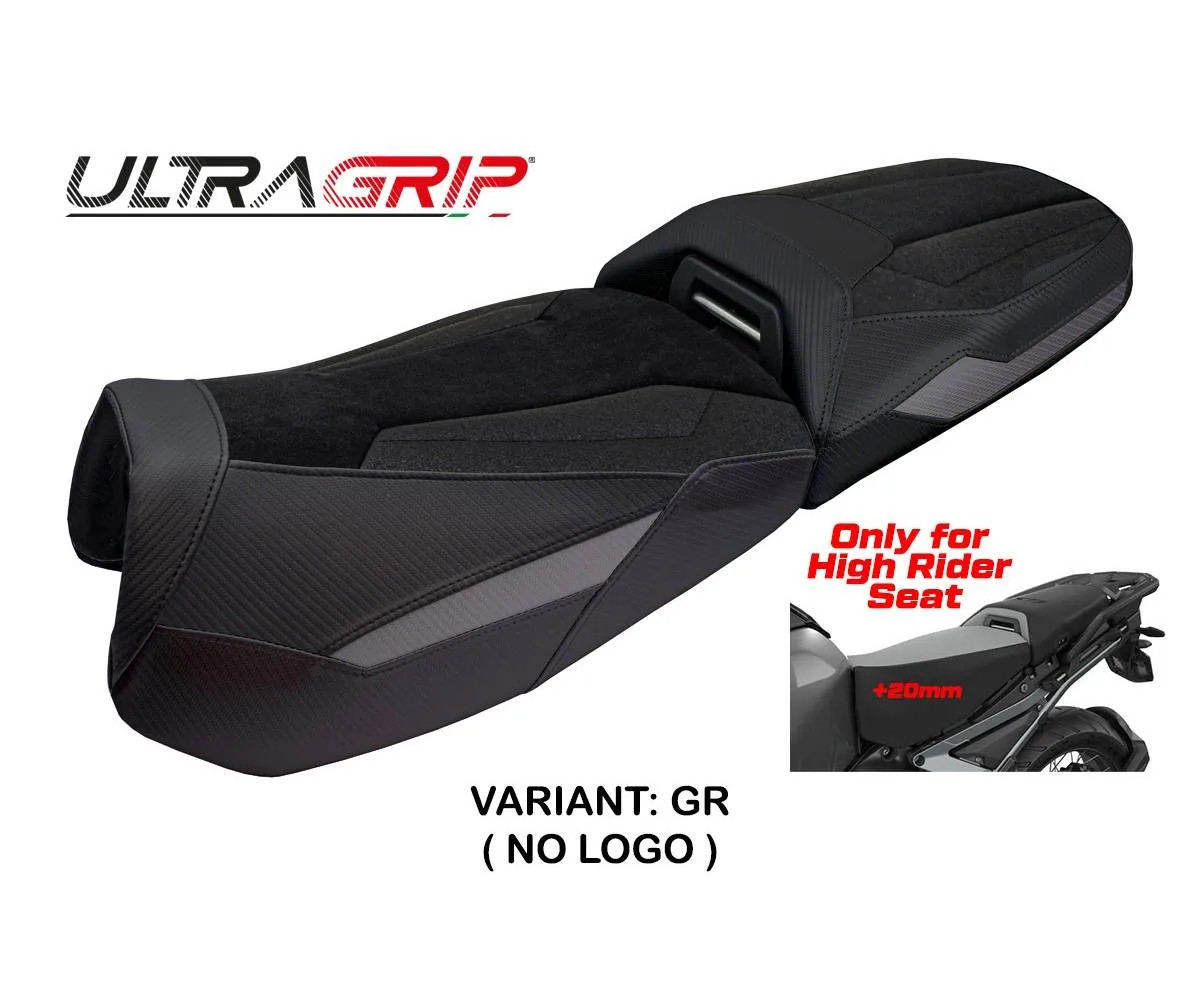 Seat cover Haisyn Ultragrip Gray GR Tpz compatible BMW R 1300 GS ADV 2024 2026