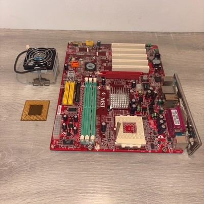 MSI KT6 Delta/MS-6590 Motherboard With AMD Athlon 27493 Processor & CPU Cooler