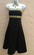 Debenhams Debut Black Dress Knee-Length Cocktail Party Evening size 8