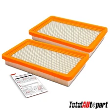 2x Engine Air Filter for Ford Escort Kia Sephia Mazda 323 Protege Hyundai Excel