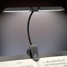 Vekkia 96 Led Rechargeable Music Stand Light - Folding Clip On Piano Lamp, Porta