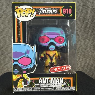 Funko Pop Marvel Avengers End Game 910 Ant-Man Black Light Target Vinyl Figure