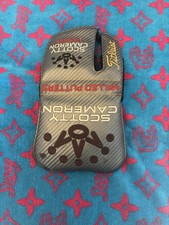 RH Scotty Cameron Phantom Mid Round Mallet Putter head cover Gray Headcover  