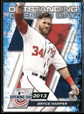 2021 Topps Opening Day #OOD-4 Bryce Harper Outstanding Opening Day