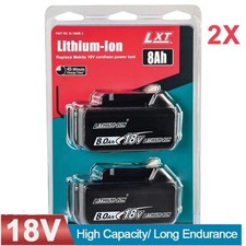 Genuine Makita BL1850B-2 LXT 18V Li-Ion 8.0 AH Battery Packs 18 Volt LED New