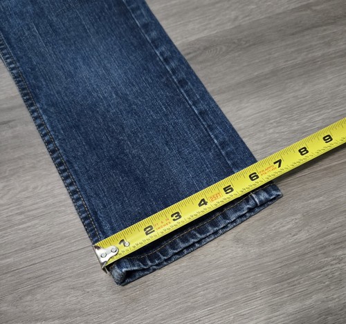 Boys Youth Levis Strauss 505 Regular Denim Red Tab Blue Jeans Size 6 Slim - Picture 8 of 10