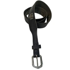 Leather Belt Southwestern Style Conchos Bison Bear Thunderbird Appliques