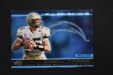 Drew Brees 2001 Pacific Invincible New Sensations /1250 Rookie Insert #24 Saints