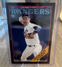 Topps 2023 Series 1 1988 Baseball Nolan Ryan Rangers T88-86 Black /299 Card
