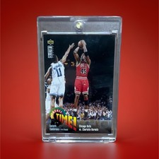 Upper Deck Collector's Choice Playoff Time #143 Michael Jordan Bulls Hornets
