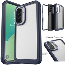 For Samsung Galaxy A06/A16/A26/A36/A56 Clear Shockproof Case Hard Phone Cover