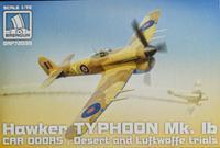Brengun BRP72039 - 1:72 Hawker Typhoon Mk. Ib Car Doors Desert/Luftwaffe Trails