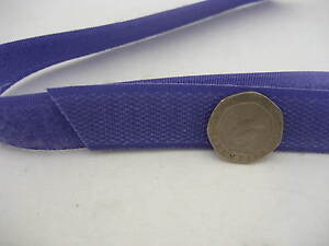 3ms of 20mm dark blue Hook and Loop tape Sew On Stitch Fastening Strips tape