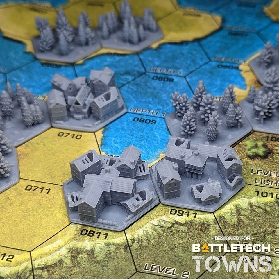 Bombed & Damaged Towns BattleTech 1.25