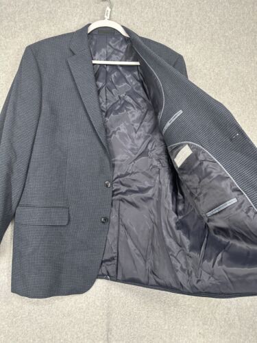 MICHAEL KORS Sport Coat Mens Size 44L Blue Check Classic Fit Jacket NWT $295 - Picture 7 of 7