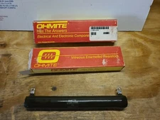(2)Ohmite -  L100J2R0 -  Vitreous Enameled Resistors, 100Watts, 2 OHMS..NOS..