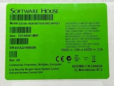 Tyco Software House ETSAR001-MBP ESTAR 1RDR Mother Board W/POE1 Module New