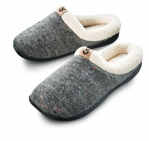 Pupeez Women's Sweater Knit Fleece Lined Clog Slippers Warm House Shoe - Picture 3 of 6