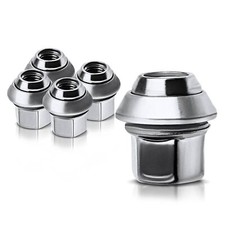 20 x ALLOY WHEEL NUTS FOR VOLVO V50 M12 x 1.5 19MM HEX BOLTS STUDS LUGS [4