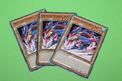 YuGiOh Playset DABL-DE031 Königin Der Unterwelt Salmon Common 3x