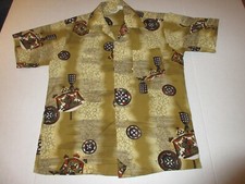 VTG 60's 70's Tropicana Brand Hawaiian Shirt Men's Large  RARE 