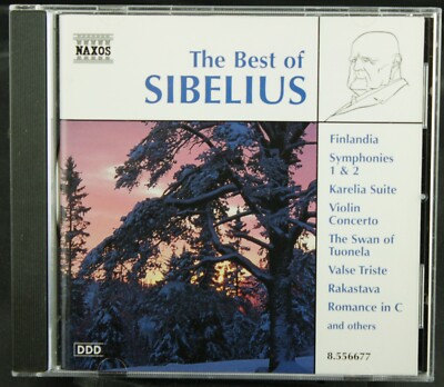 The Best Of Sibelius Naxos CD Finlandia Symphonies 1&2 Karelia Suite FREE SHIP
