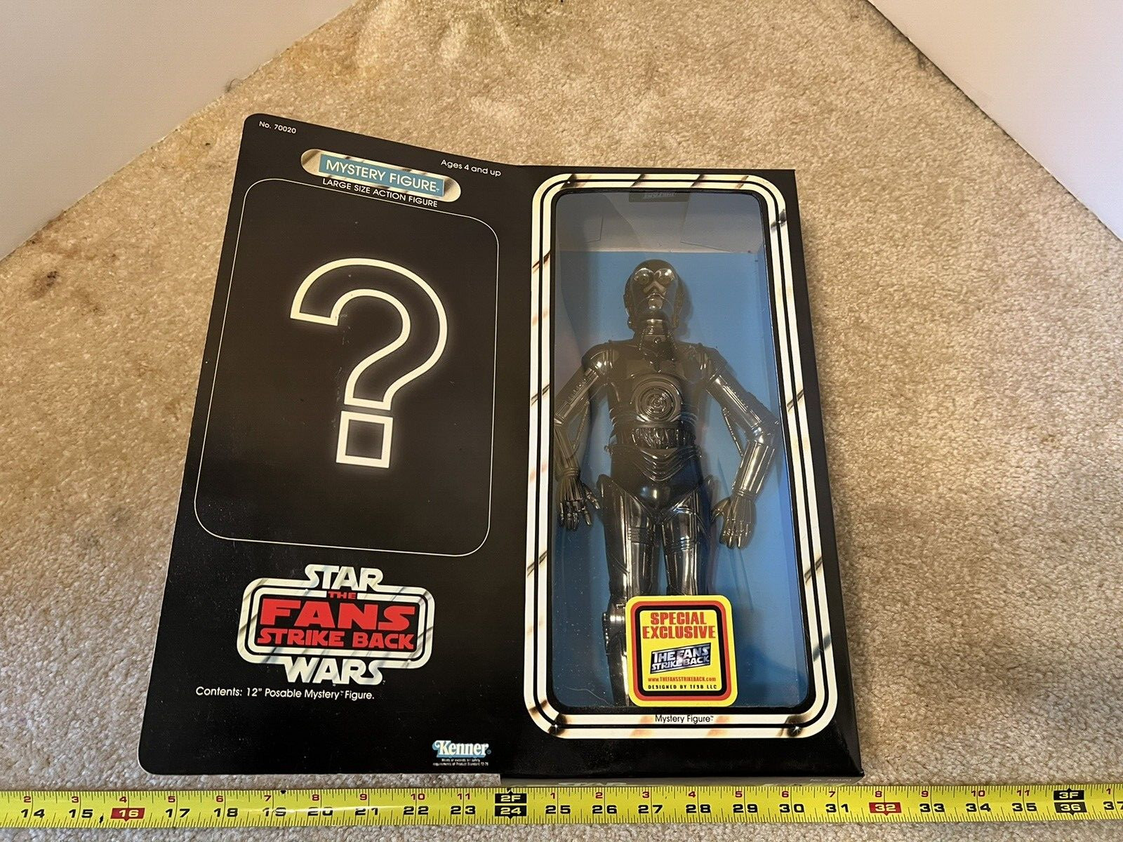 Star Wars, The Fans Strike Back, SLC Custom 12" Mystery Figure 0-0-0, C-3PO