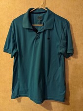 VTG Phat Farm Polo Golf Shirt Mens L Aqua Blue comfortable