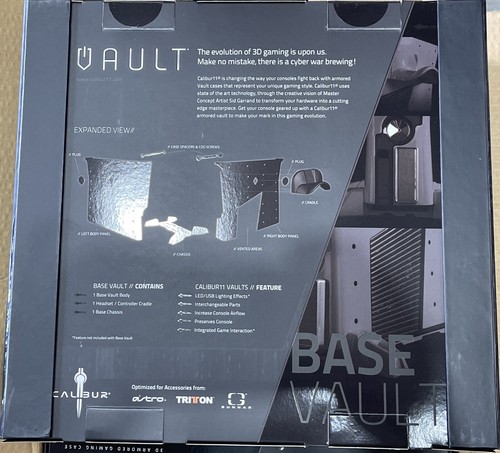 Calibur11 Licensed Vault : XBox360 Case Base Model Gray Color - Brand New Fast S - Picture 3 of 11
