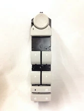 Cadillac DTS 2006+ gray Driver side master power window door mirror lock switch