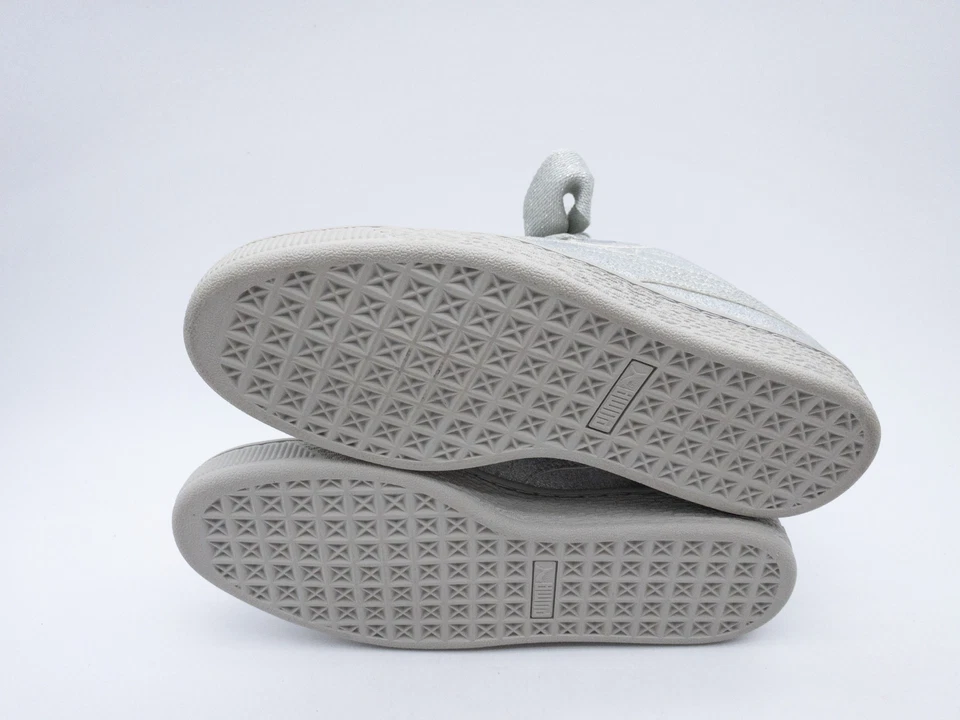 PUMA Basket Donna Scarpe Tempo Libero Sneaker Lacci da Argento Tg. 38 Eu Art - Immagine 4 di 4