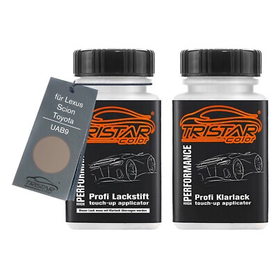 Autolack Lackstift Set für Lexus Scion Toyota UAB9 Beige Metallic Basis Klarlack