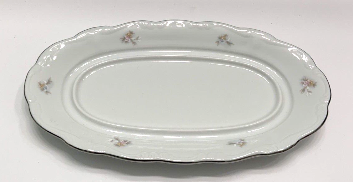 VTG Johann Haviland Butter Dish Relish Tray Floral Splendor Germany NO LID