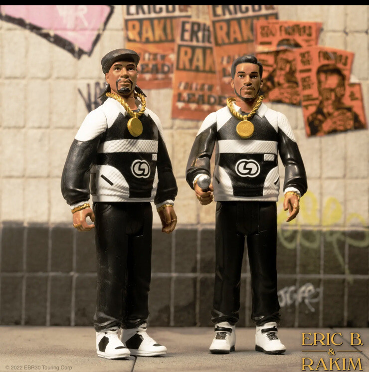 Super 7 Eric B & Rakim Paid in Full Reaction Figure 2 Pack