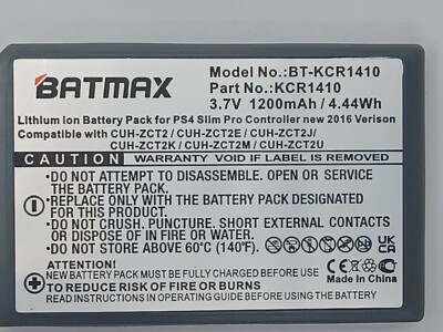 KCR1410 Battery for Sony PlayStation 4  Playstation 4 Controller  CUH-ZCT2  CUH-