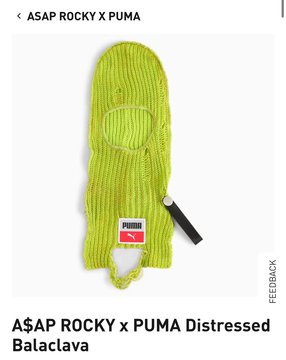未使用タグ付き　PUMA x A$AP ROCKY Pad Balaclava X A$AP ROCKY PUMA x A$AP ROCKY Unisex Padded Balaclava
