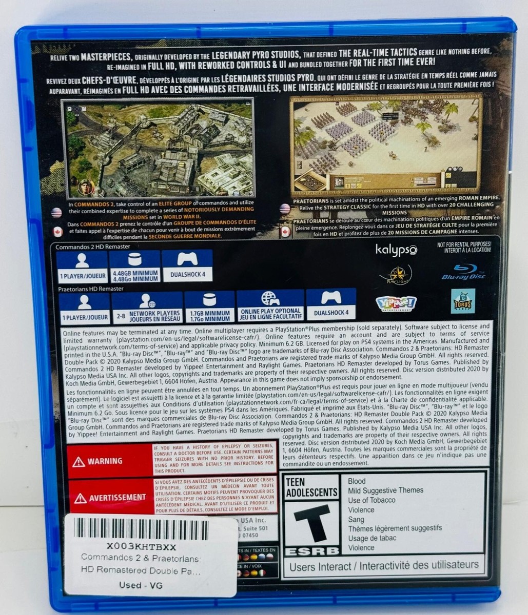 Commandos 2 & Praetorians: HD Remaster Double Pack (Letölthető) - pc