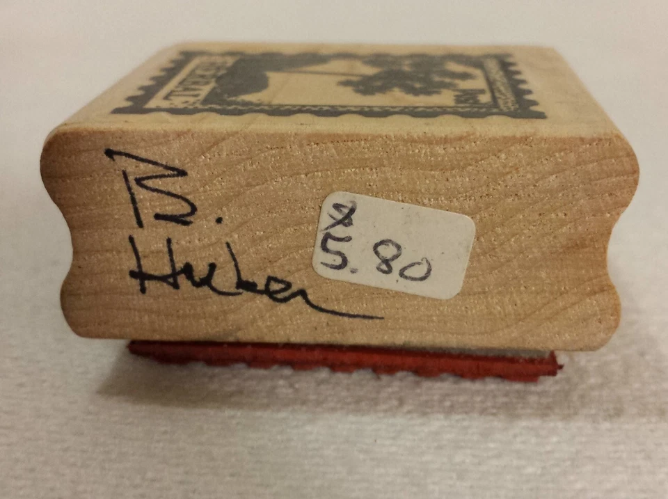 Stampington Sm Angélica Post Sello Postal Herbal Montado Goma Sello M4301 Foto 4 de 4