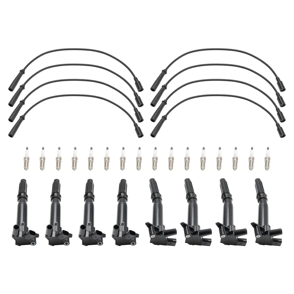 8x Ignition Coil+16x Spark Plug+8x Wire UF631 UF639 For Ford F150 6.2L 10-17 A3 - Image 4 of 4