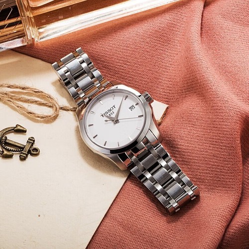 TISSOT Swiss Quartz Women's Watch Steel Strap Fashion T035.210.11.011.00 - Picture 7 of 12
