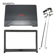 New For Asus TUF Gaming FX504 FX504G FX80 FX80G LCD Back Cover  Bezel  Hinges