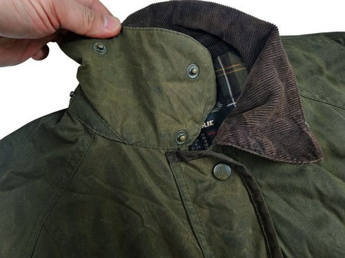 HOT Women's BARBOUR @ BOWER LADIES UTILITY LINED OLIVE WAXED Jacket 20UK 16US XL - Picture 12 of 18